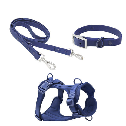 Pet Collar Anti-fouling Bite Dog Leash Set Waldonex