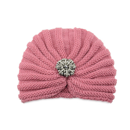 Round Beads Accessories Hat Woolen Hat Knitted Hat Bohemian Toe Cap