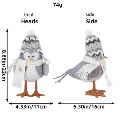 Jingchen Christmas Luminous Bird Christmas Gift Table Decorative Ornaments