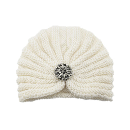 Round Beads Accessories Hat Woolen Hat Knitted Hat Bohemian Toe Cap