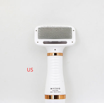 2 in 1 Pet Drying Brush Pet Hair Dryer Comb