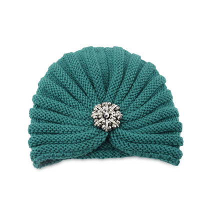 Round Beads Accessories Hat Woolen Hat Knitted Hat Bohemian Toe Cap