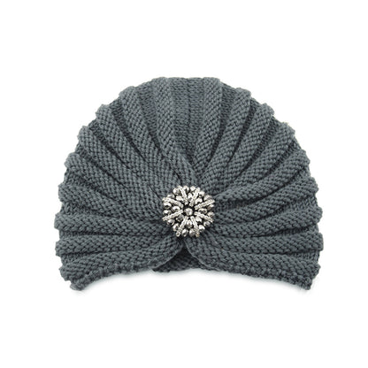 Round Beads Accessories Hat Woolen Hat Knitted Hat Bohemian Toe Cap