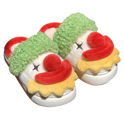 Halloween Funny Slippers For Women Winter Warm Non-slip